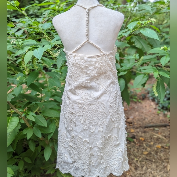 NWT Max Studio Cream Sundress SZ 4 - Picture 8 of 13